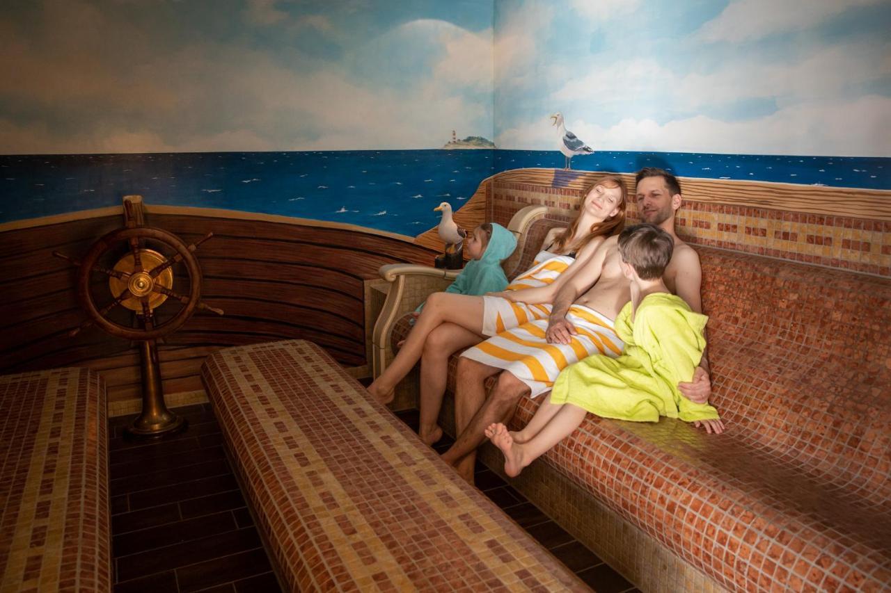 Familien Wellness Hotel Seeklause Mit Grossem Abenteuerspielplatz "Piraten-Insel-Usedom" Kinder Immer All-Inklusive & Getraenke Ganztags Inklusive تراسينهيد المظهر الخارجي الصورة